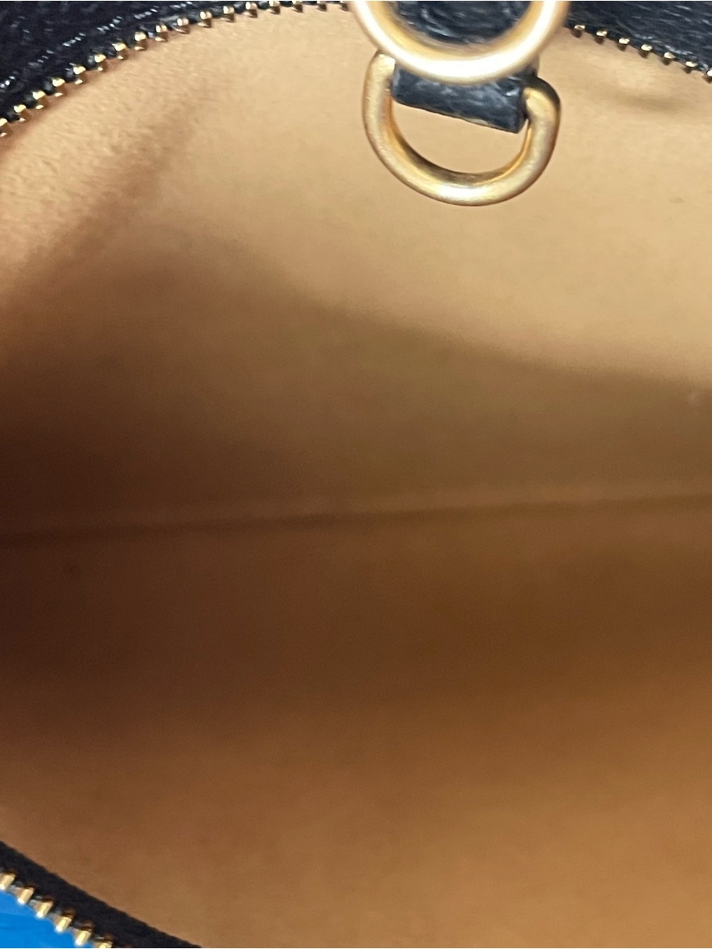 Tory Burch Black Pebbled Leather Tote - Picture 6 of 16